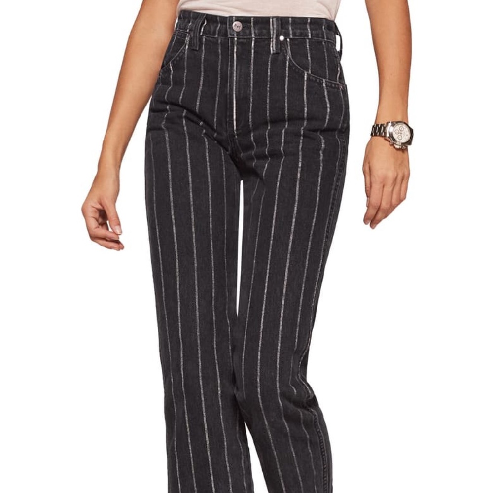 REFORMATION HIGH WAISTED STRAIGHT JEANS 28